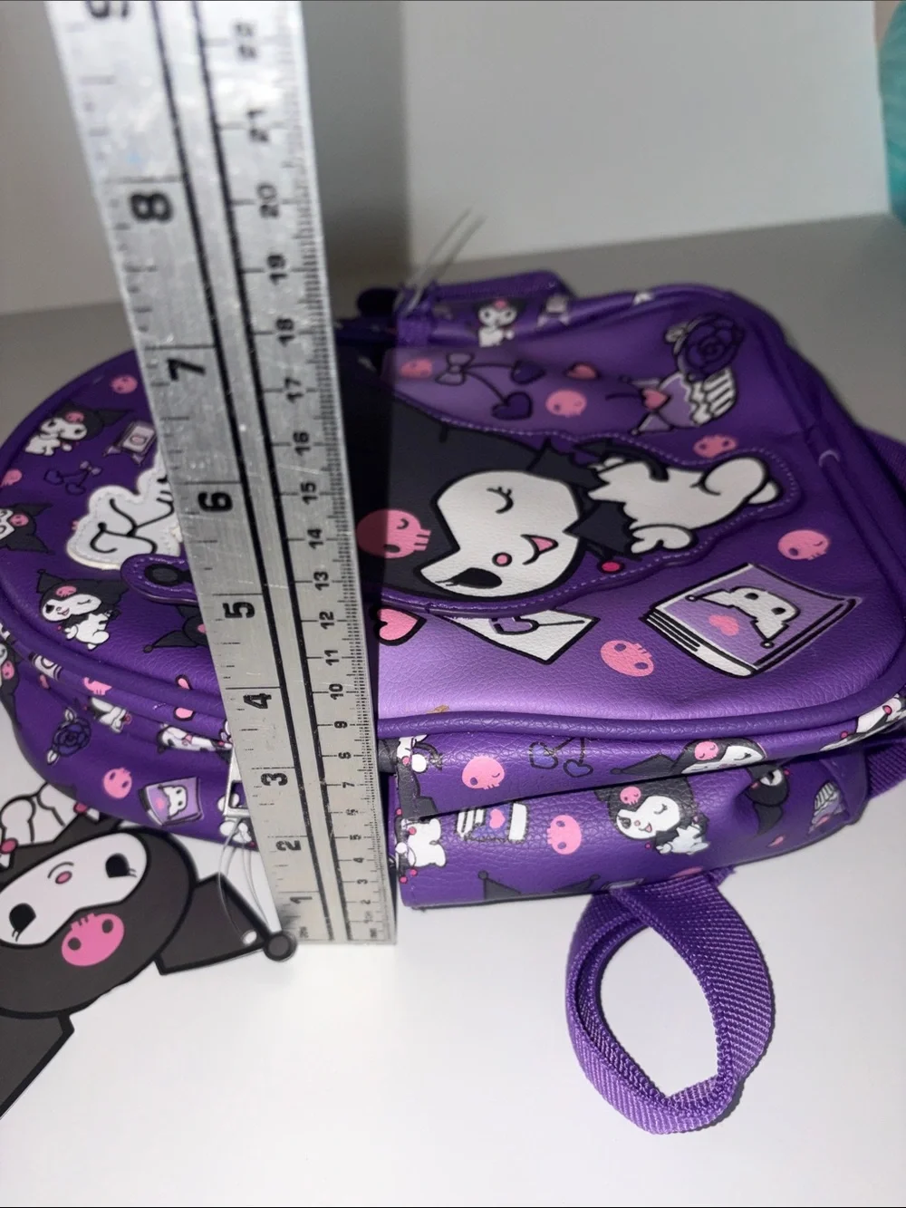 NWT! Sanrio Kuromi Purple Kids Mini Backpack with Coin Purse